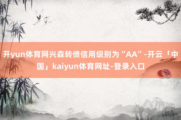 开yun体育网兴森转债信用级别为“AA”-开云「中国」kaiyun体育网址-登录入口